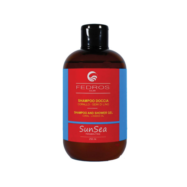 Shampoo doccia estratto di corallo e semi di lino - 250 ml