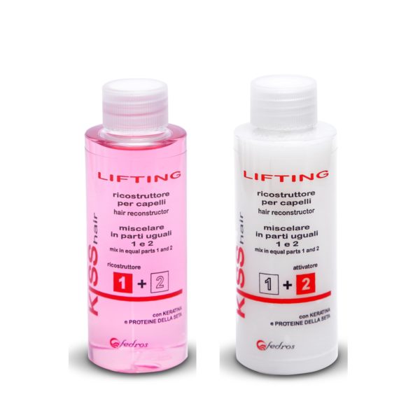 LIFTING Ricostruttore per capelli - keratina e proteine della seta - 2x100 ml - 25 applicazioni