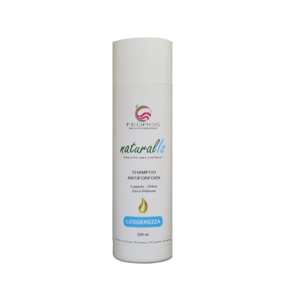 Shampoo antiforfora - 200 ml - Luppolo, Ortica e Zinco Piritione - LEGGEREZZA